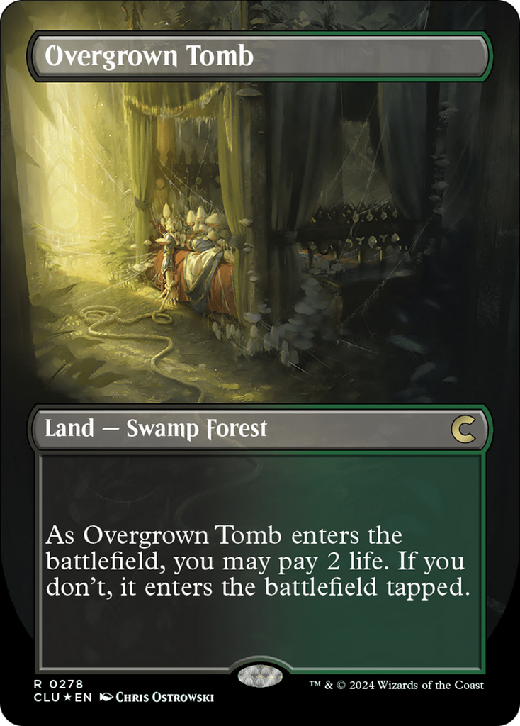 Magic: The Gathering - Overgrown Tomb Foil - Ravnica: Clue Edition