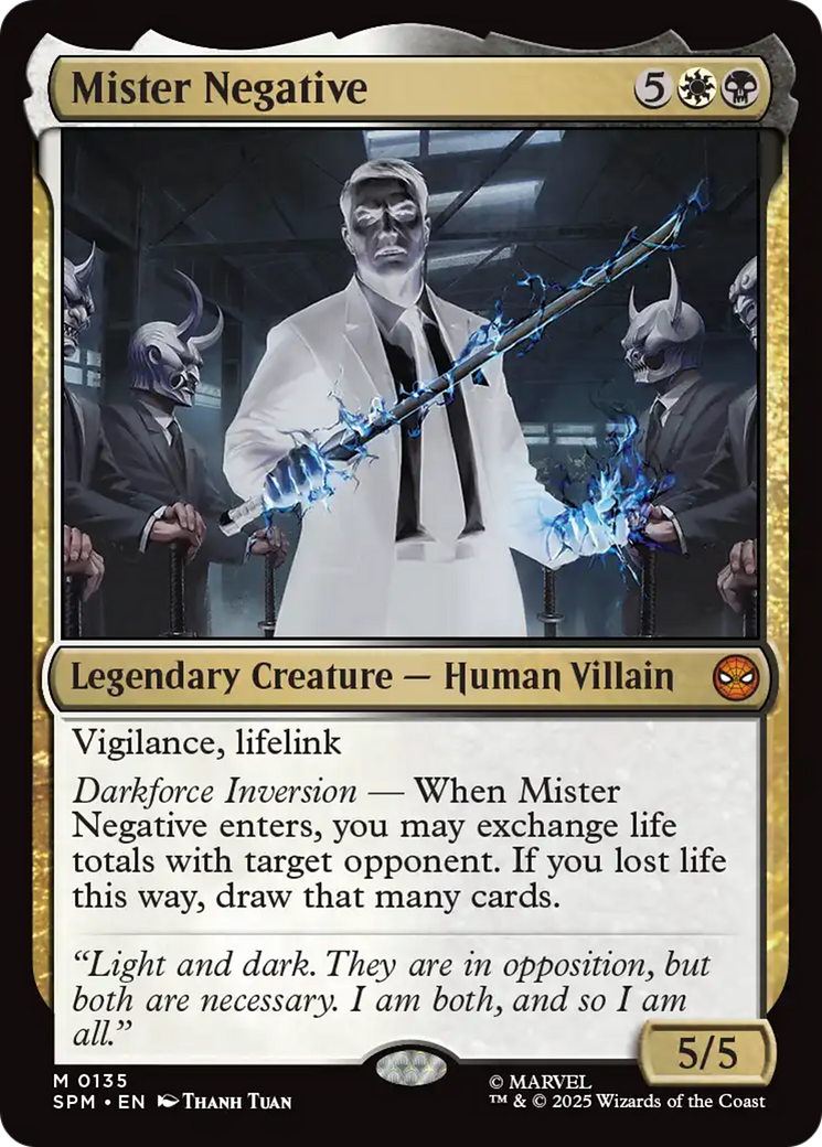 Magic: The Gathering - Mister Negative Foil - Marvel's Spider-Man