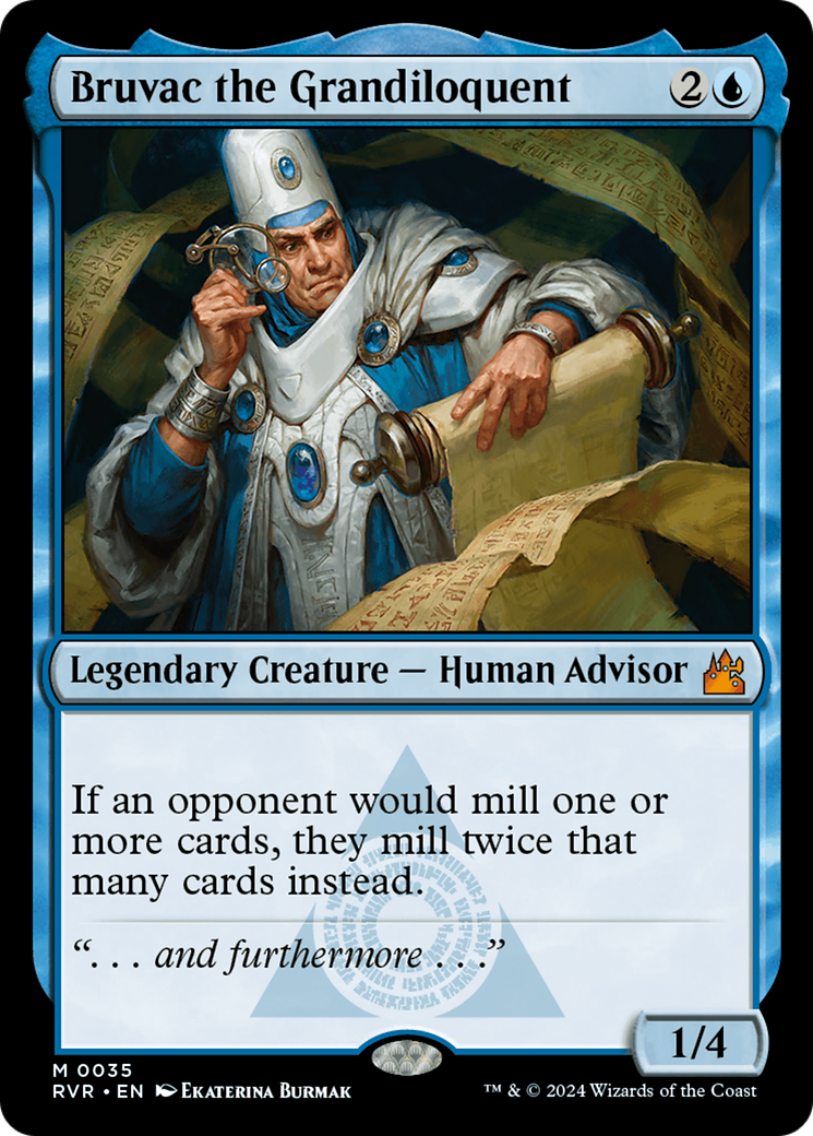 Magic: The Gathering - Bruvac the Grandiloquent Foil - Ravnica Remastered
