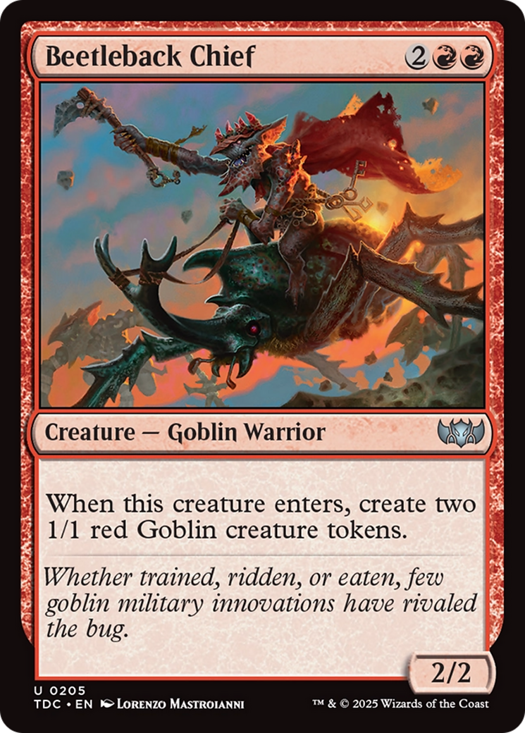 Magic: The Gathering - Beetleback Chief - Tarkir: Dragonstorm Commander
