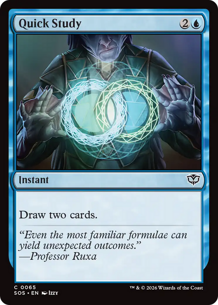 Magic: The Gathering - Quick Study - Secrets of Strixhaven