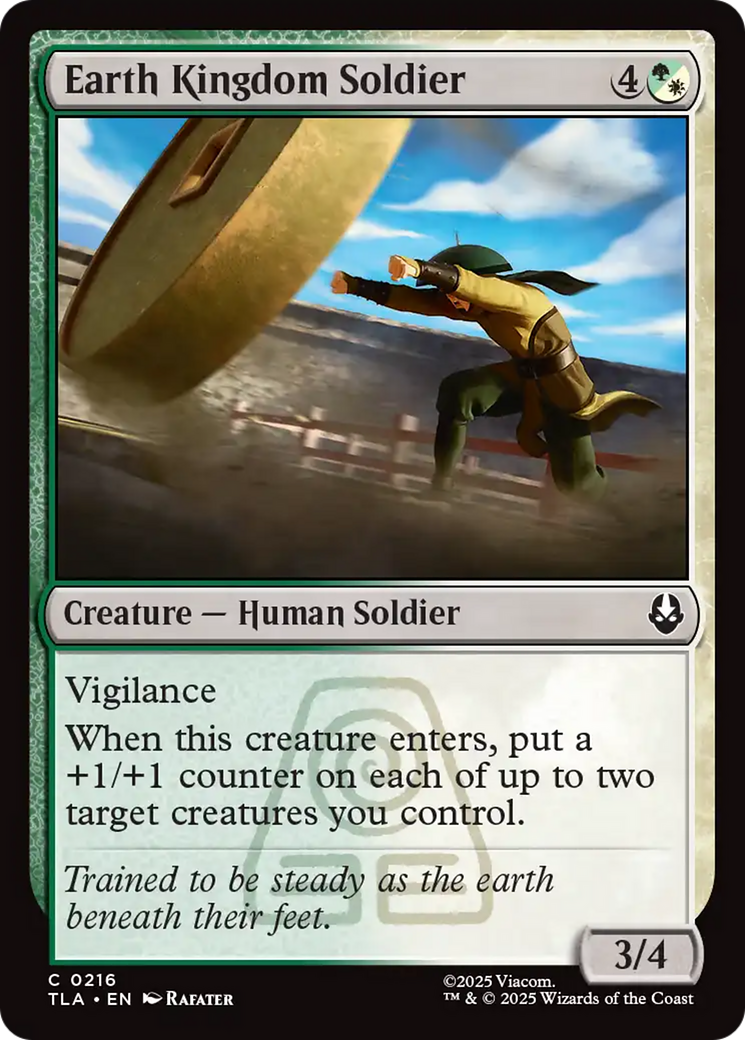 Magic: The Gathering - Earth Kingdom Soldier Foil - Avatar: The Last Airbender