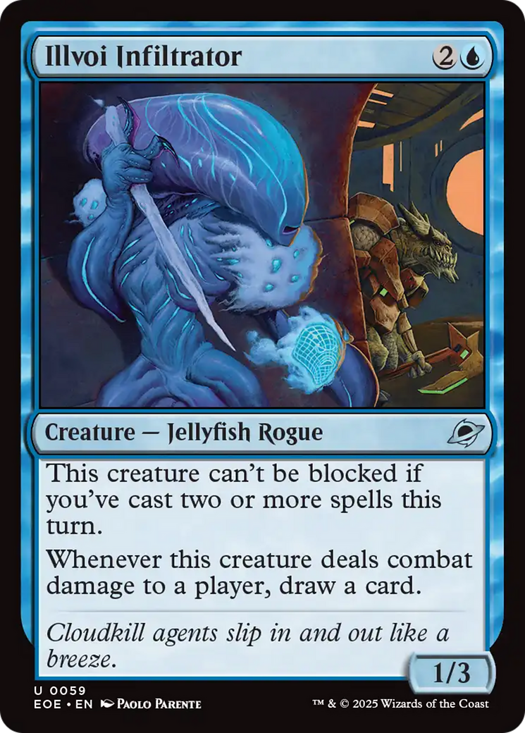 Magic: The Gathering - Illvoi Infiltrator Foil - Edge of Eternities