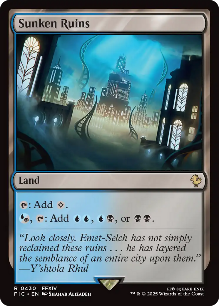 Magic: The Gathering - Sunken Ruins - Final Fantasy Commander