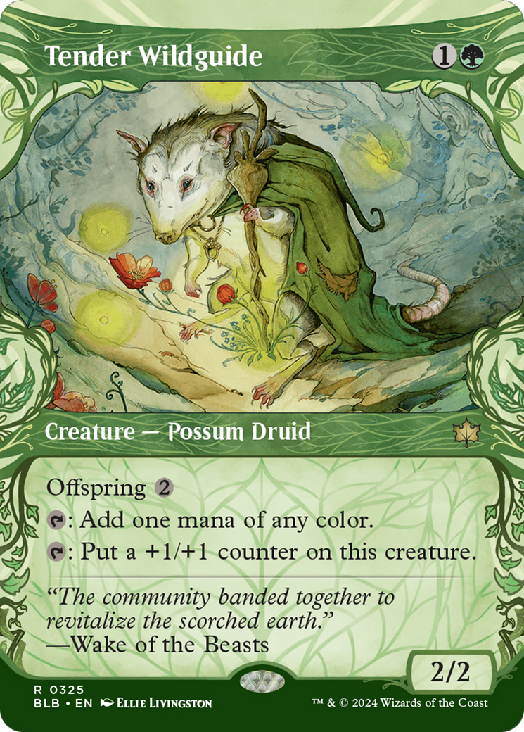 Magic: The Gathering - Tender Wildguide Foil - Bloomburrow