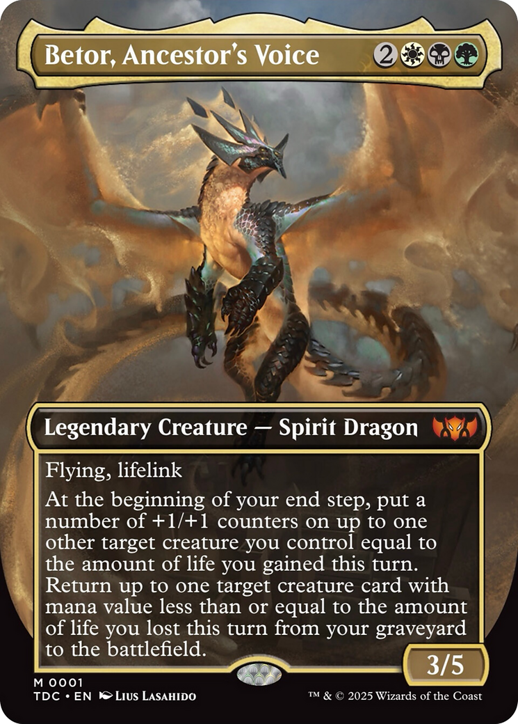 Magic: The Gathering - Betor, Ancestor's Voice - Tarkir: Dragonstorm Commander