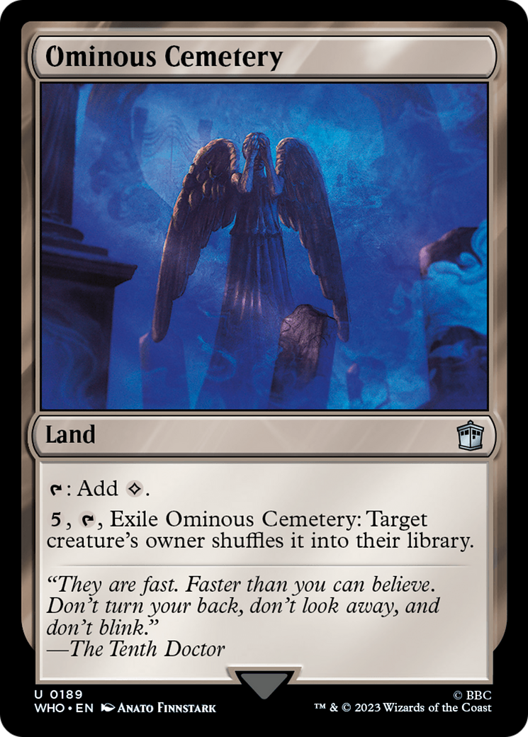 Magic: The Gathering - Ominous Cemetery - Doctor Who
