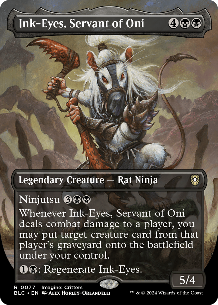 Magic: The Gathering - Ink-Eyes, Servant of Oni Foil - Bloomburrow Commander