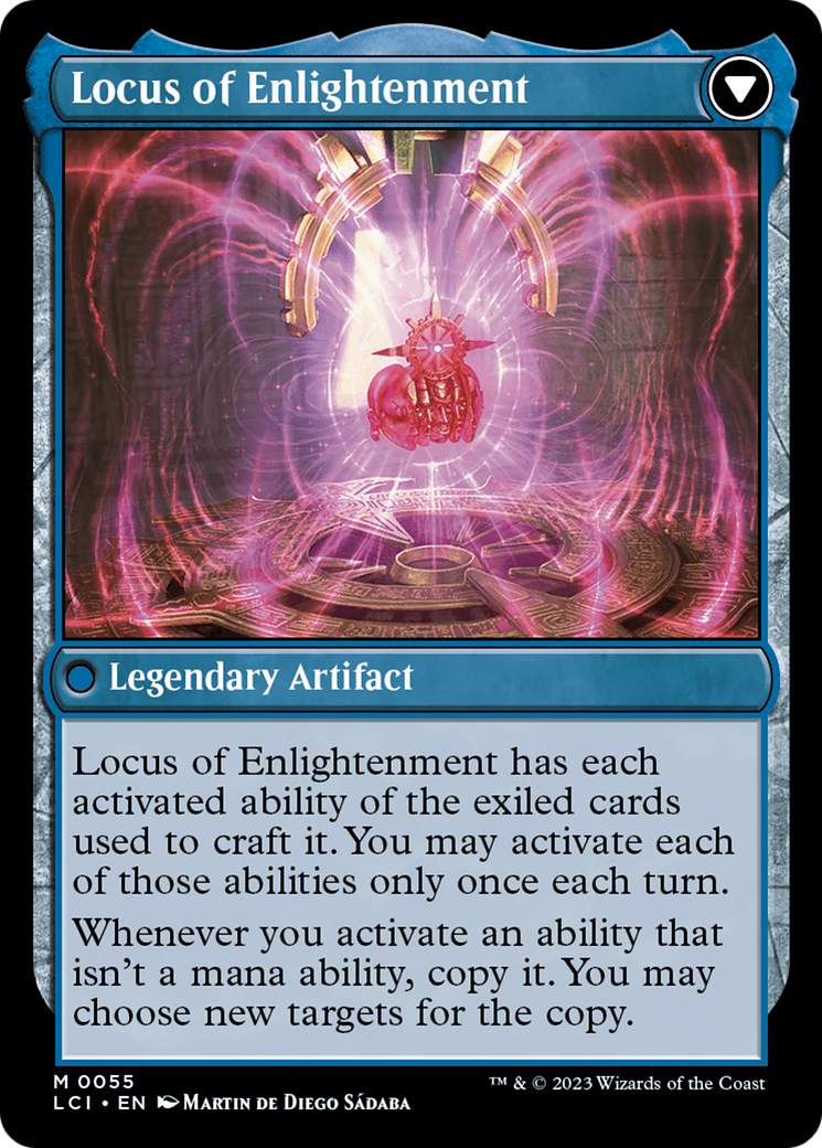 Magic: The Gathering - The Enigma Jewel // Locus of Enlightenment Foil - The Lost Caverns of Ixalan