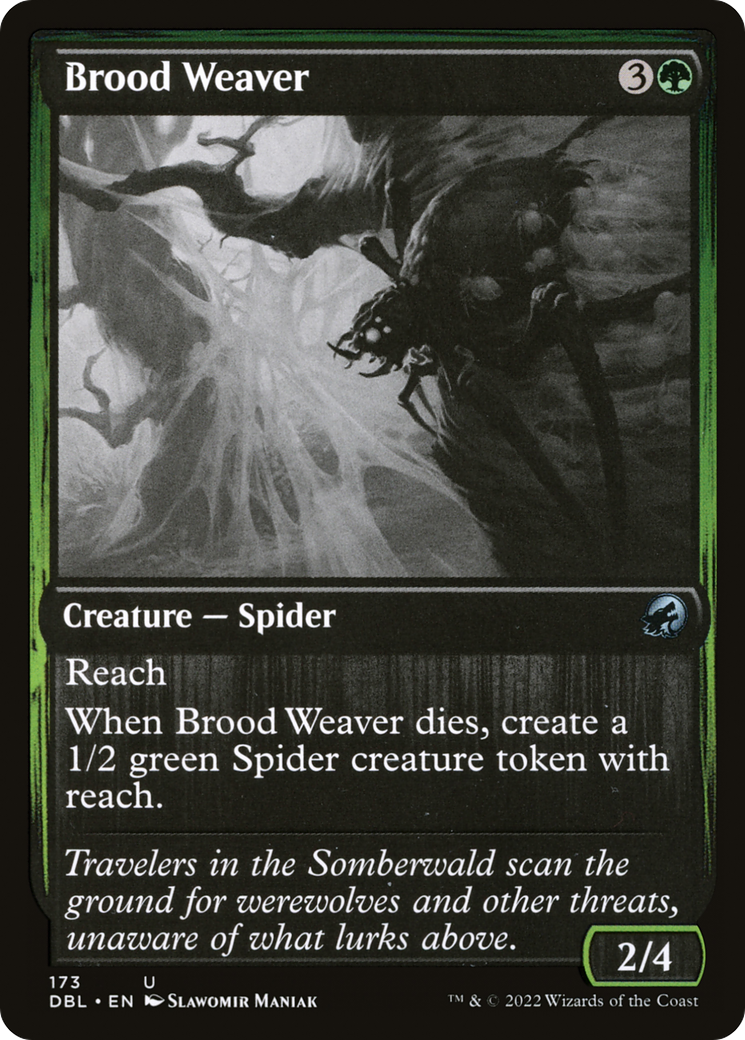 Magic: The Gathering - Brood Weaver Foil - Innistrad: Double Feature