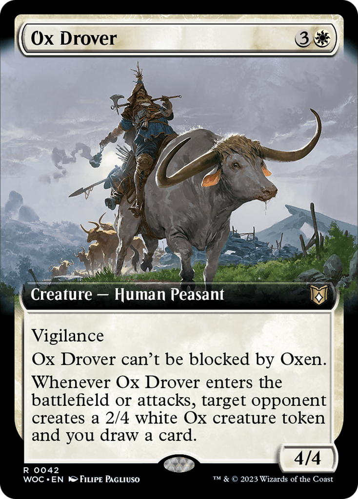 Magic: The Gathering - Ox Drover - Wilds of Eldraine Commander
