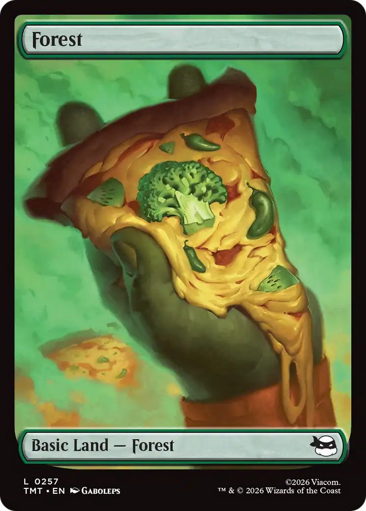 Magic: The Gathering - Forest - Teenage Mutant Ninja Turtles
