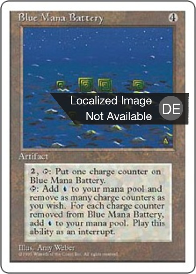 Magic: The Gathering - Blaue Manabatterie - Fourth Edition
