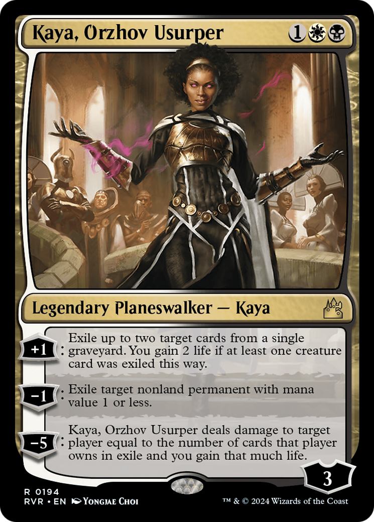Magic: The Gathering - Kaya, Orzhov Usurper Foil - Ravnica Remastered