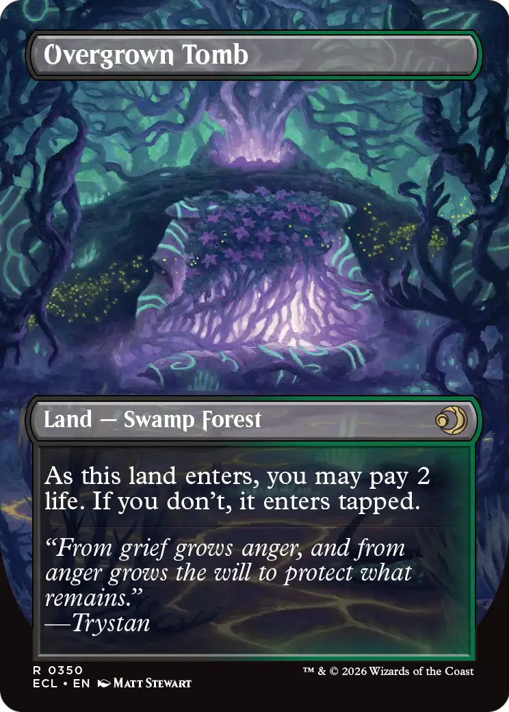 Magic: The Gathering - Overgrown Tomb // Overgrown Tomb - Lorwyn Eclipsed