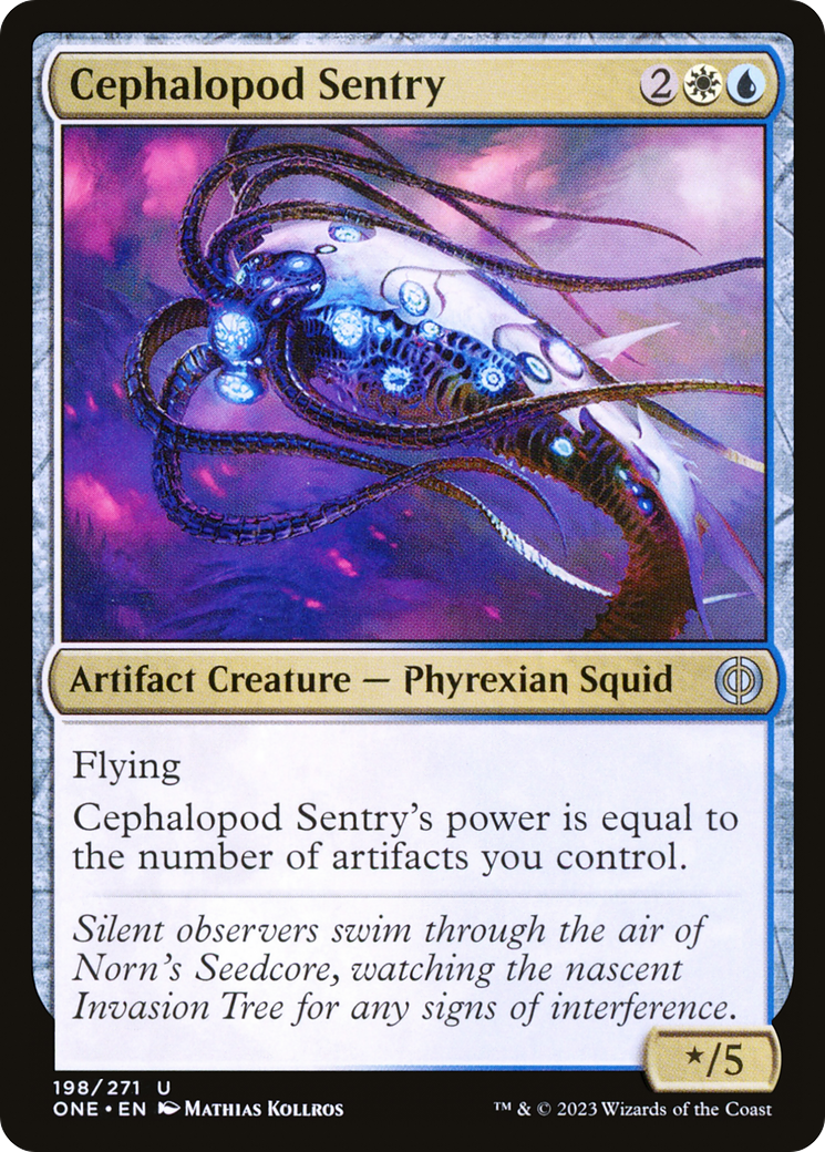 Magic: The Gathering - Cephalopod Sentry Foil - Phyrexia: All Will Be One