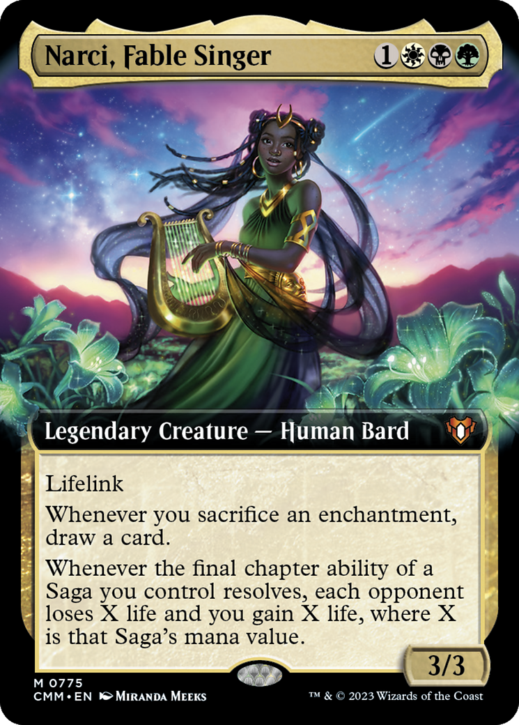 Magic: The Gathering - Narci, Fable Singer - Commander Masters