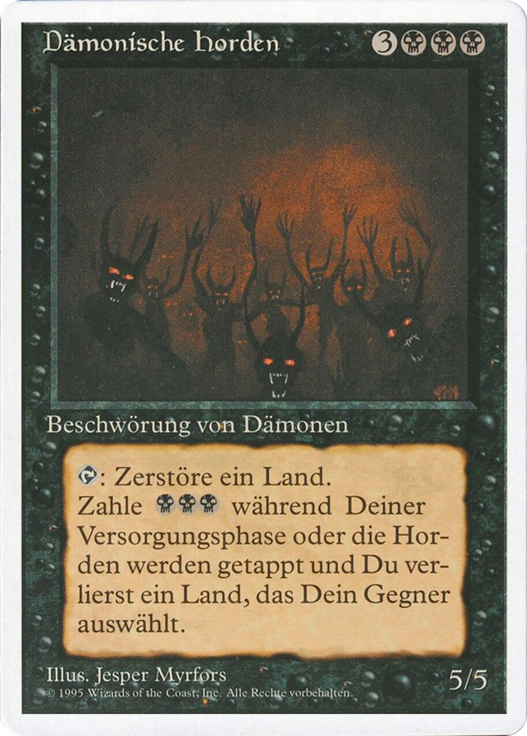 Magic: The Gathering - Dämonische Horden - Revised Edition