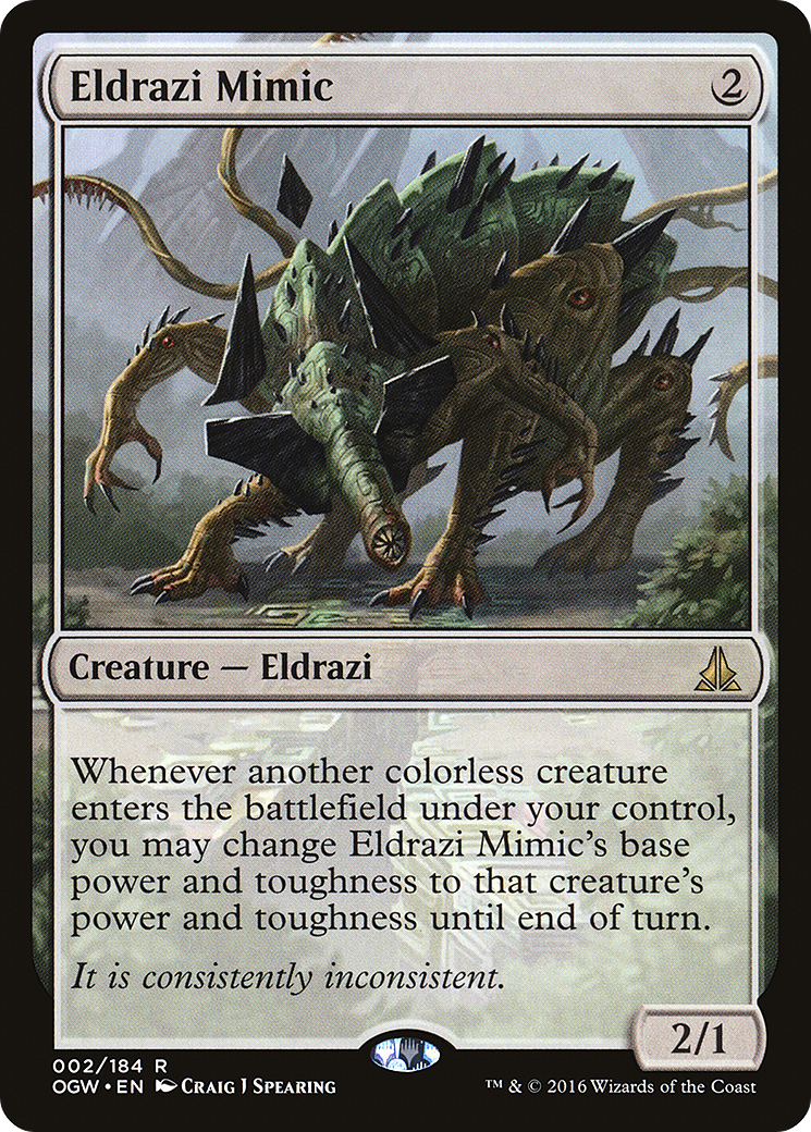 Magic: The Gathering - Eldrazi Mimic Foil - Oath of the Gatewatch