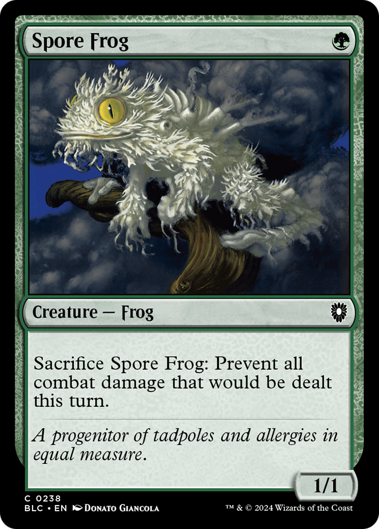 Magic: The Gathering - Spore Frog - Bloomburrow Commander