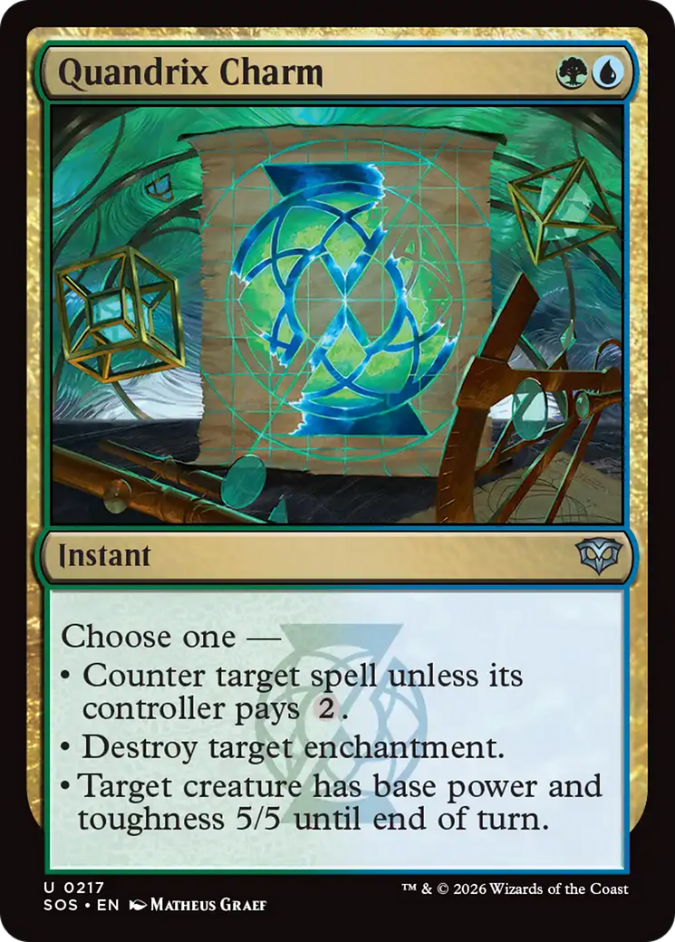 Magic: The Gathering - Quandrix Charm - Secrets of Strixhaven