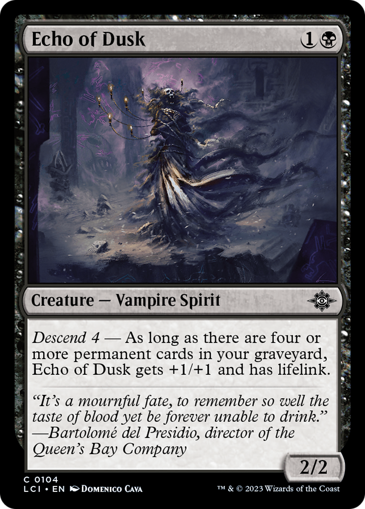 Magic: The Gathering - Echo of Dusk Foil - The Lost Caverns of Ixalan