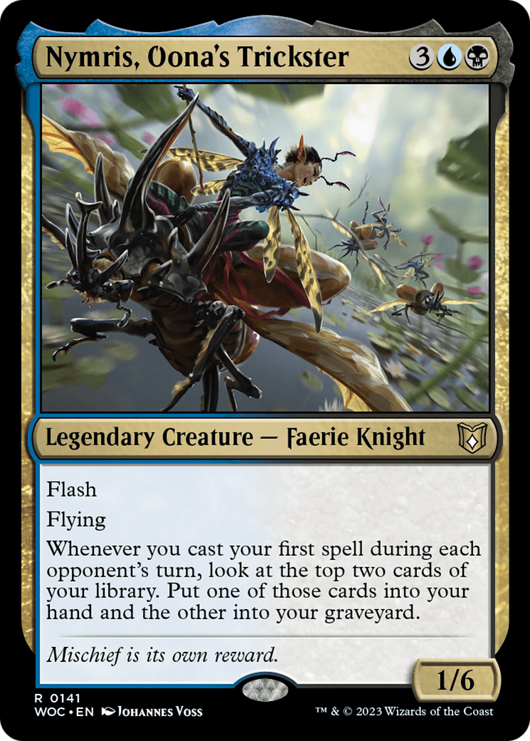Magic: The Gathering - Nymris, Oona's Trickster - Wilds of Eldraine Commander