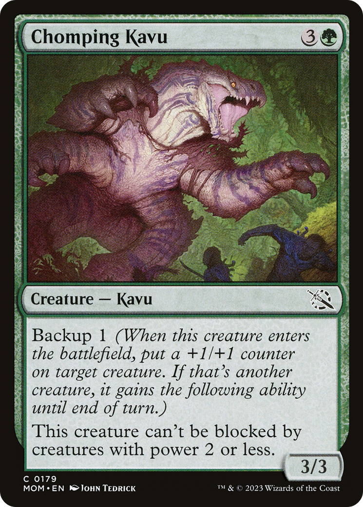 Magic: The Gathering - Chomping Kavu - March of the Machine