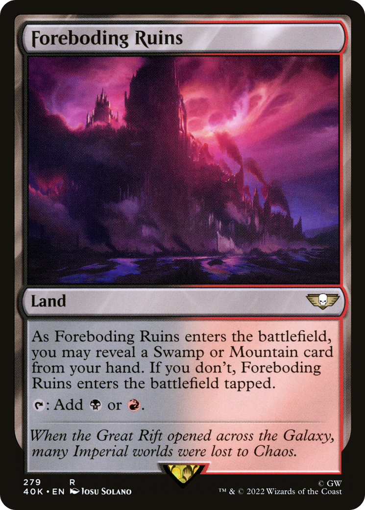 Magic: The Gathering - Foreboding Ruins - Warhammer 40000 Commander