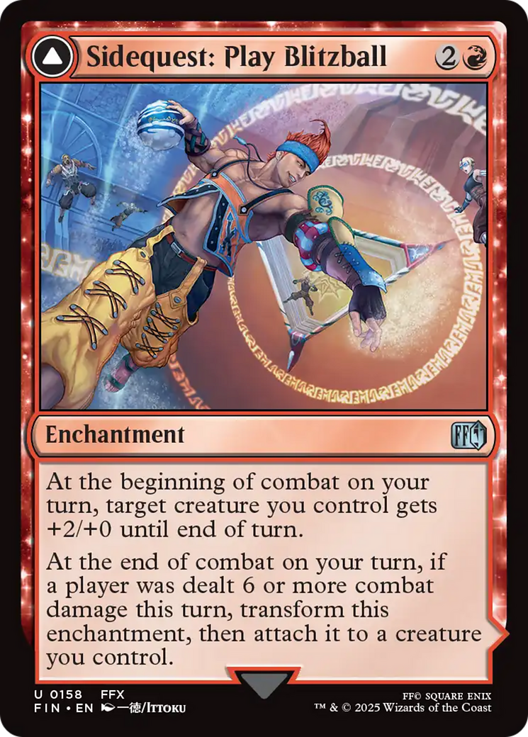 Magic: The Gathering - Sidequest: Play Blitzball // World Champion, Celestial Weapon Foil - Final Fantasy