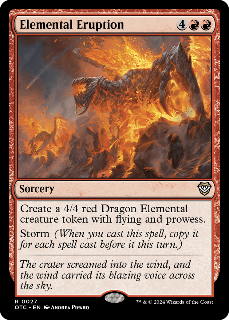 Magic: The Gathering - Elemental Eruption - Outlaws of Thunder Junction Commander