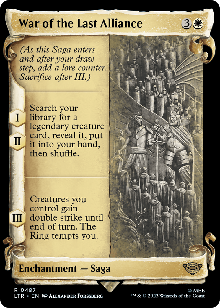 Magic: The Gathering - War of the Last Alliance - The Lord of the Rings: Tales of Middle-earth