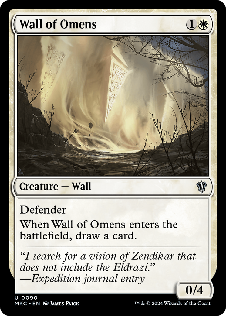 Magic: The Gathering - Wall of Omens - Murders at Karlov Manor Commander