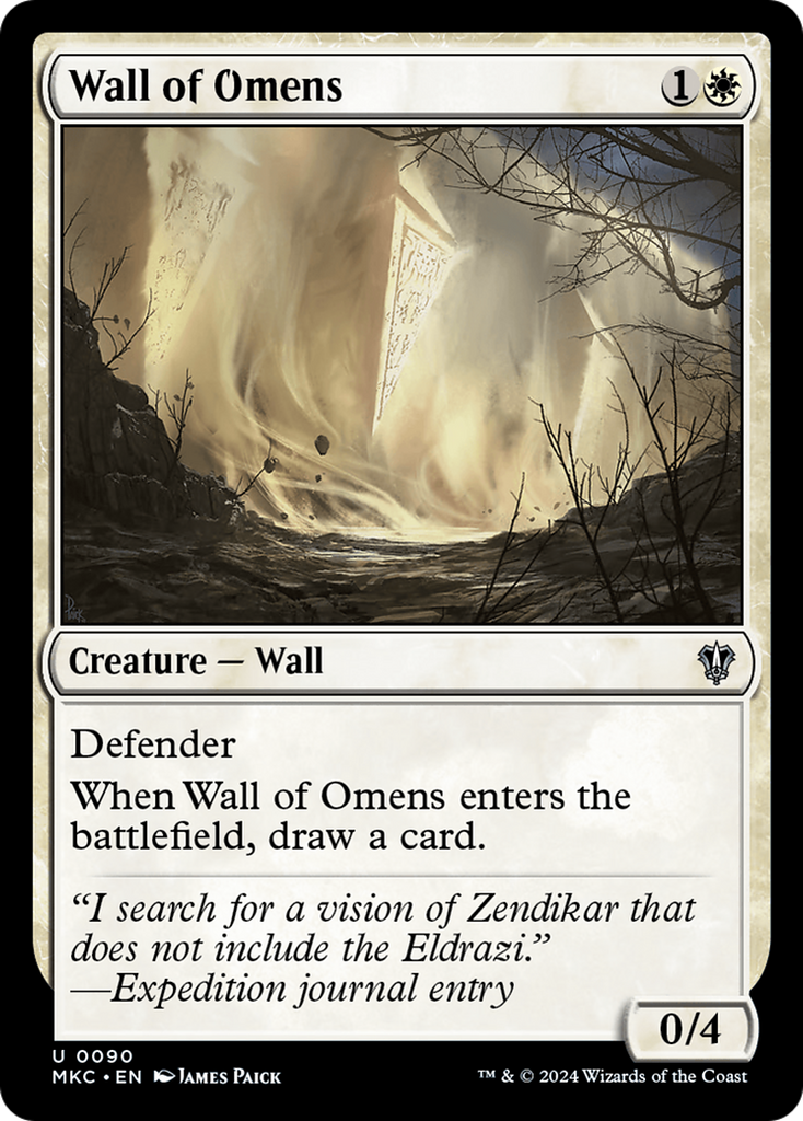 Magic: The Gathering - Wall of Omens - Murders at Karlov Manor Commander