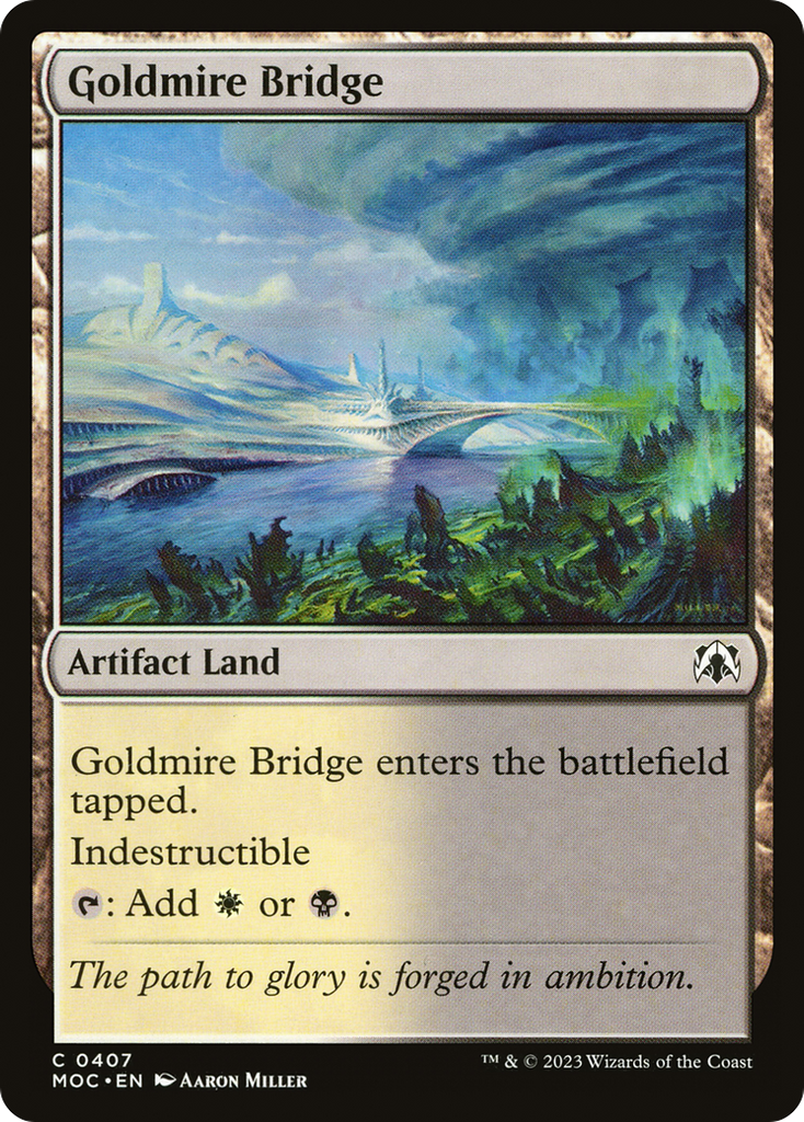 Magic: The Gathering - Goldmire Bridge - March of the Machine Commander