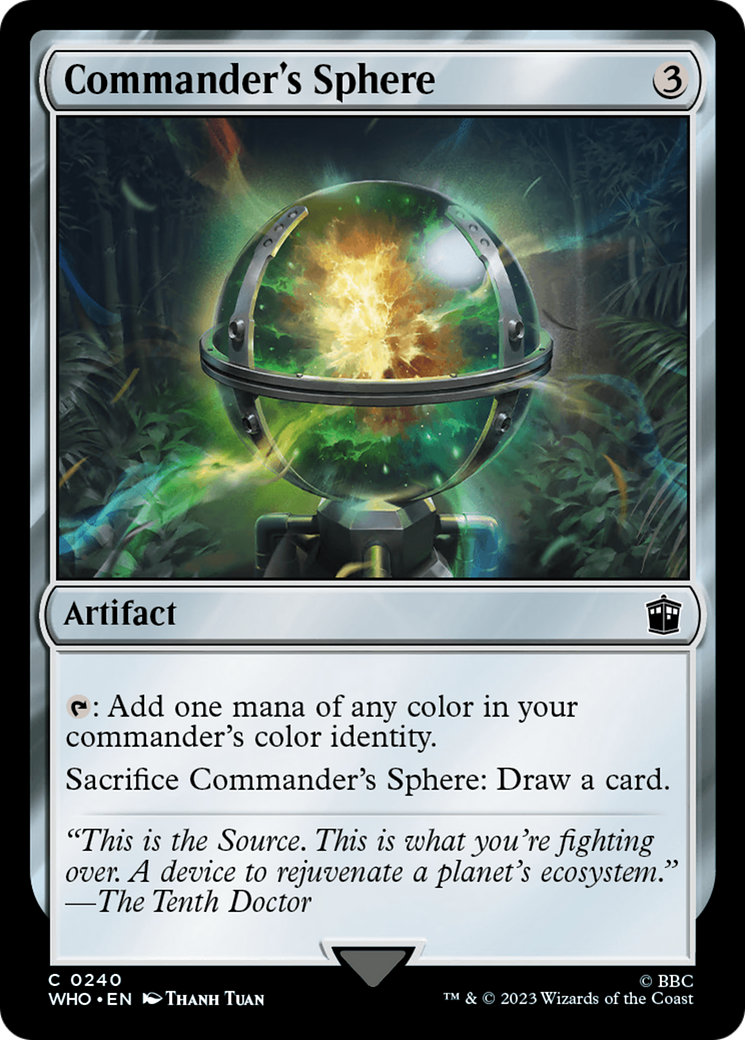 Magic: The Gathering - Commander's Sphere Foil - Doctor Who