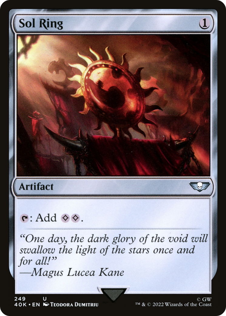 Magic: The Gathering - Sol Ring - Warhammer 40000 Commander