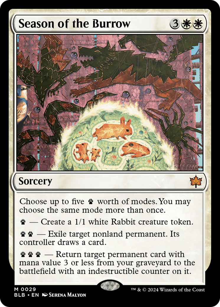 Magic: The Gathering - Season of the Burrow Foil - Bloomburrow