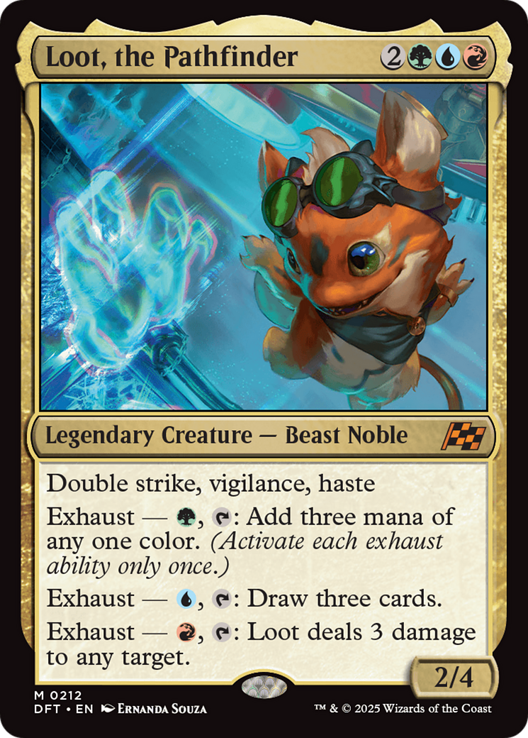 Magic: The Gathering - Loot, the Pathfinder - Aetherdrift