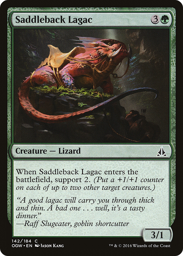Magic: The Gathering - Saddleback Lagac Foil - Oath of the Gatewatch