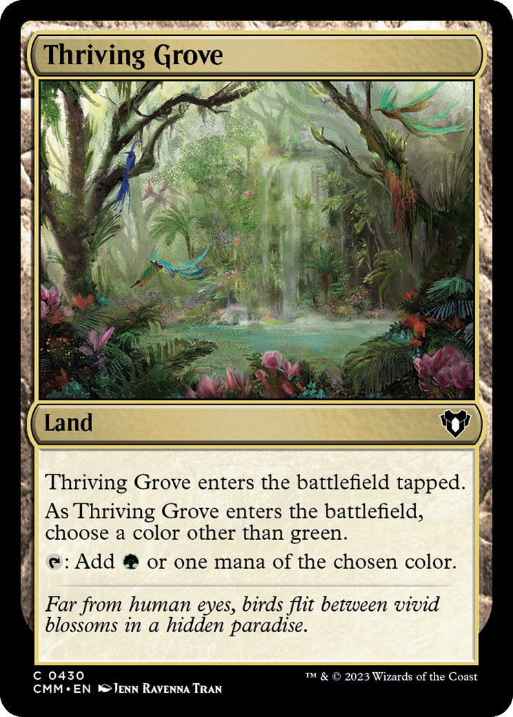Magic: The Gathering - Thriving Grove - Commander Masters
