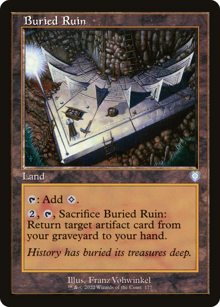 Magic: The Gathering - Buried Ruin - The Brothers' War Commander