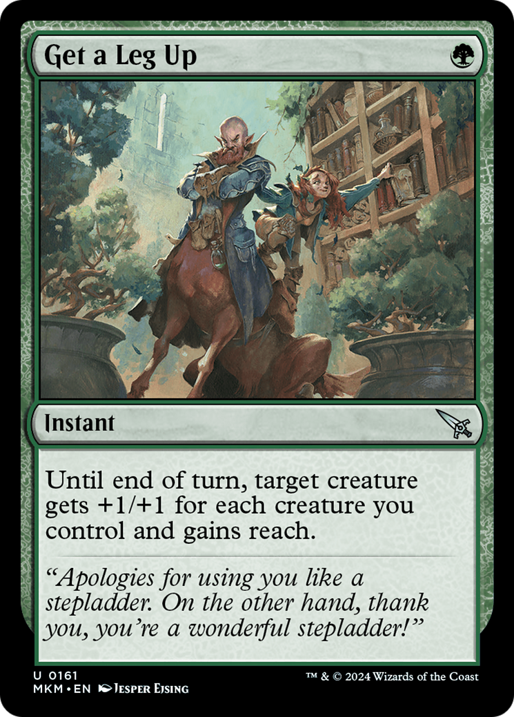 Magic: The Gathering - Get a Leg Up Foil - Murders at Karlov Manor