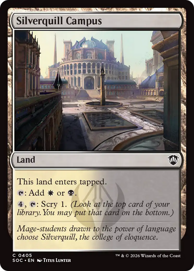 Magic: The Gathering - Silverquill Campus - Secrets of Strixhaven Commander