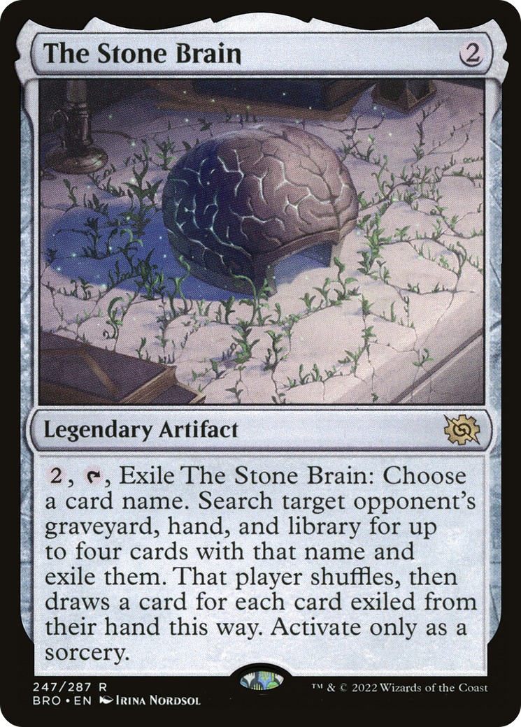 Magic: The Gathering - The Stone Brain Foil - The Brothers' War