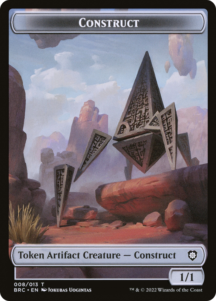 Magic: The Gathering - Construct Token - The Brothers' War Commander Tokens