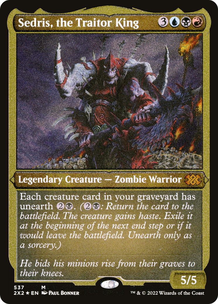 Magic: The Gathering - Sedris, the Traitor King Foil - Double Masters 2022