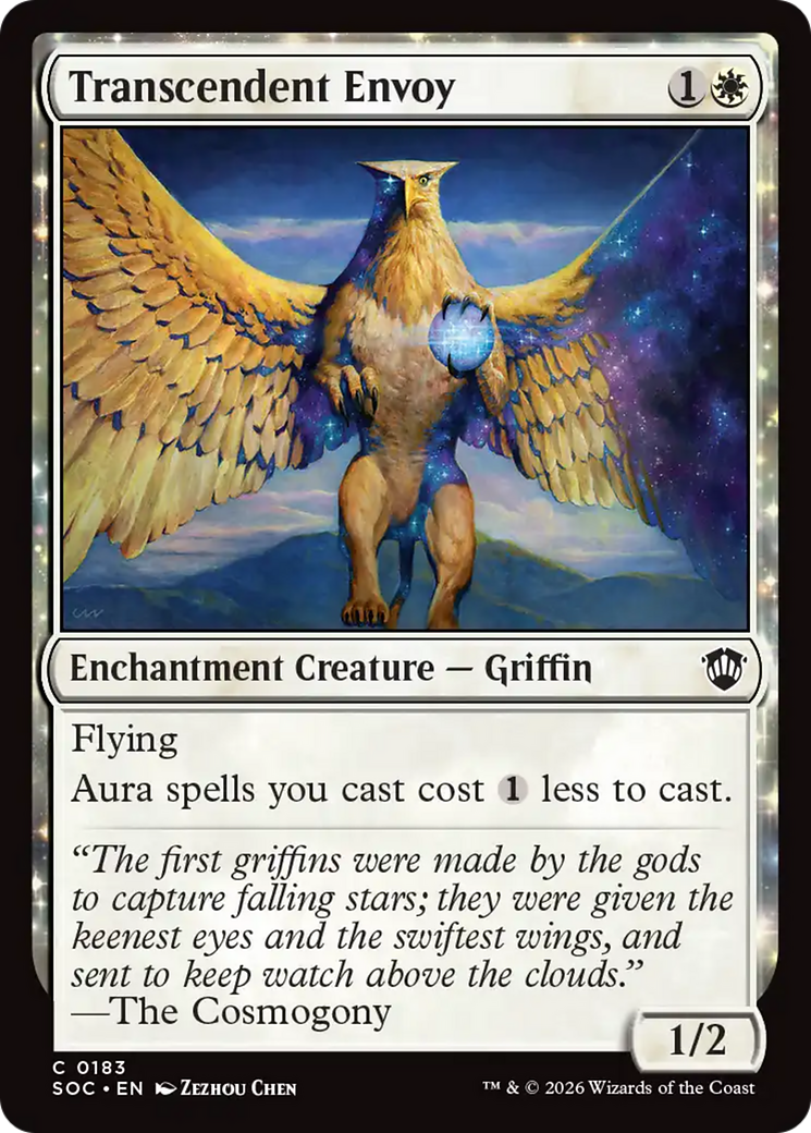 Magic: The Gathering - Transcendent Envoy - Secrets of Strixhaven Commander