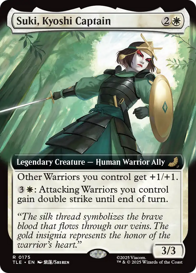 Magic: The Gathering - Suki, Kyoshi Captain Foil - Avatar: The Last Airbender Eternal