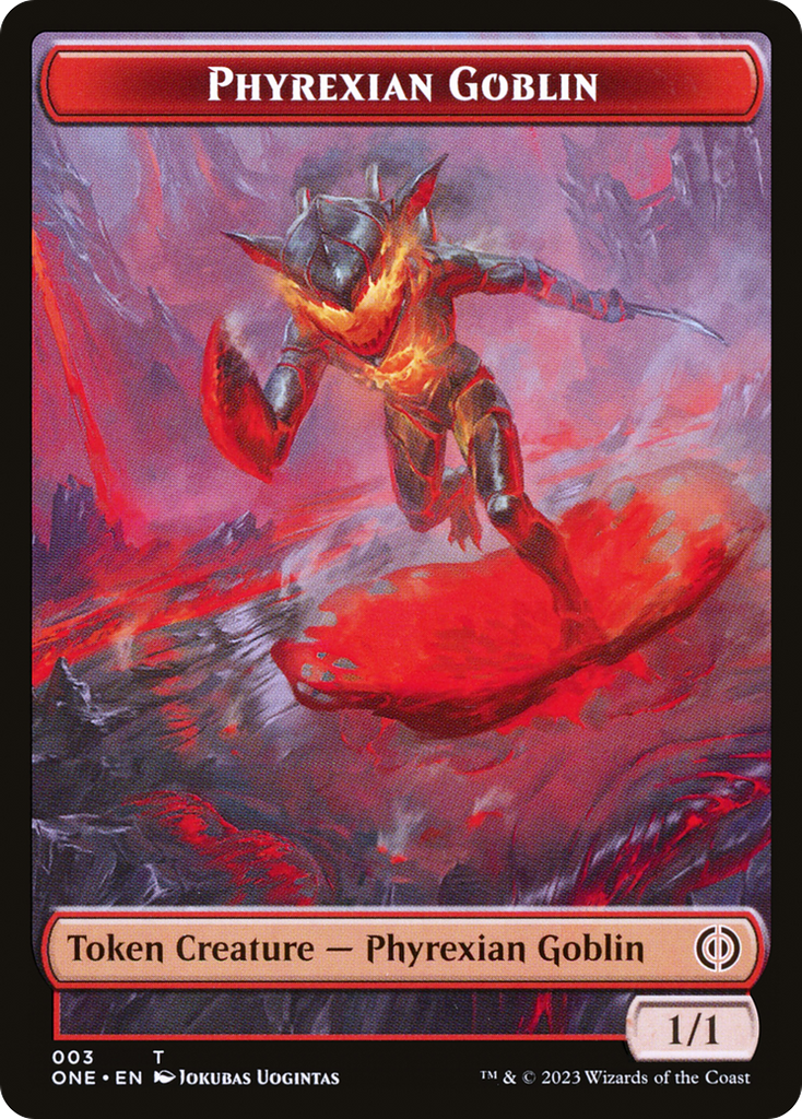 Magic: The Gathering - Phyrexian Goblin Token - Phyrexia: All Will Be One Tokens